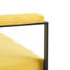 Fauteuil d'appoint avec structure en métal, fauteuil d'appoint rembourré moderne avec mousse haute densité, assemblage facile et emballage compressé pour le salon et la chambre à coucher-2134427985