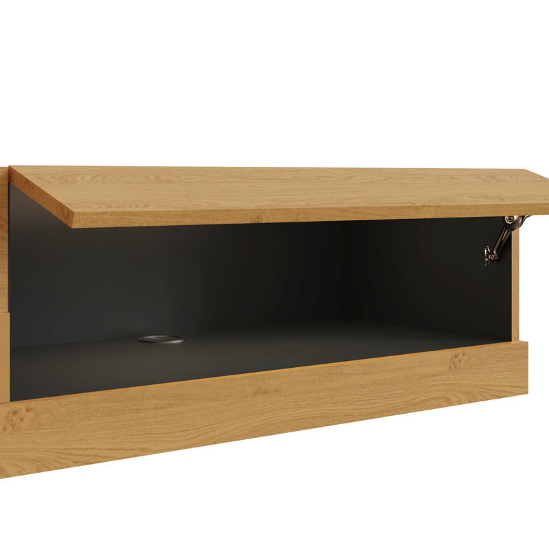 Chioke Unfinished TV Stand, Oak, 120
