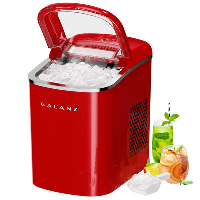 Machine à glaçons de comptoir de 2,3 pintes avec panier amovible et pelle Galanz