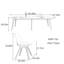 Ensemble de tables longues Modern-946768117