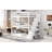 Twin Size Triple Bunk Bed with Storage - Solid Construction, Easy Assembly