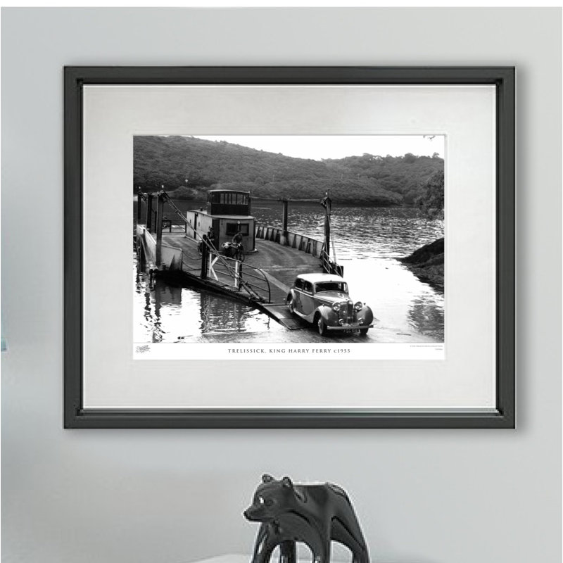 Trelissick, King Harry Ferry C1955 by Francis Frith - Single Picture Frame Print, 60cm H x 80cm W x 2.3cm D