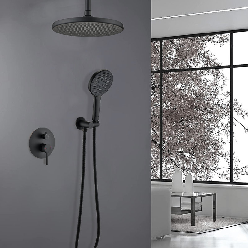 Système de douche complet avec valve brute