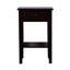Table de rangement de salle de bain sur pied avec tiroir, console, table d'entrée-1855762720