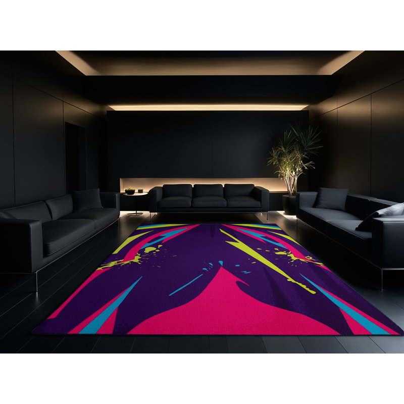 Tapis Neon Velocity, Rectangle de 5 pi x 8 pi