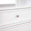 Table de chevet 2 tiroirs blanche