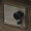 Foyer d'extérieur carré au gaz 40 000 - Béton brun, l 32 po x H 24 po, cour de style rustique 40000 pour brun, 32,51 po x 24,53 po, patio design