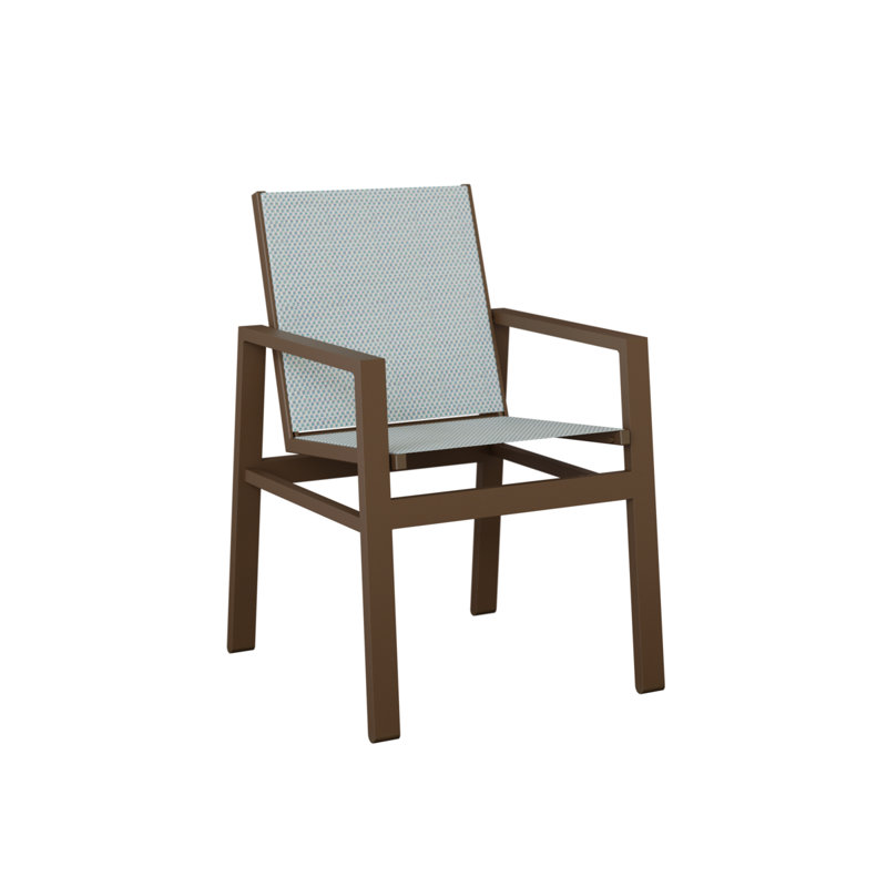 Chaise berçante Vida de Berlin Gardens, Filon de bois mesquite, Interlock Calypso