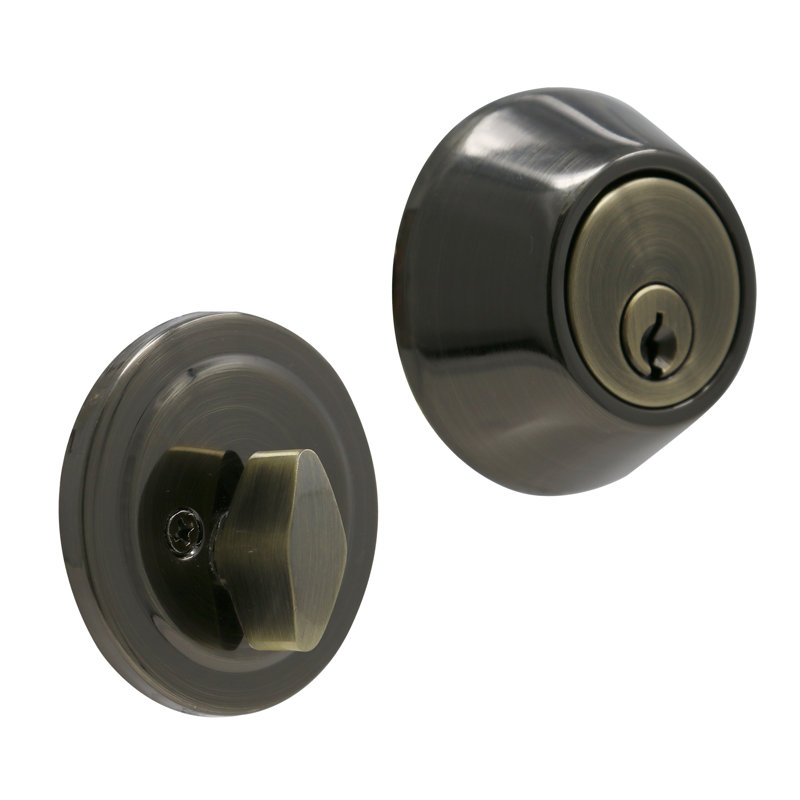 Verrou cylindrique simple, Laiton antique