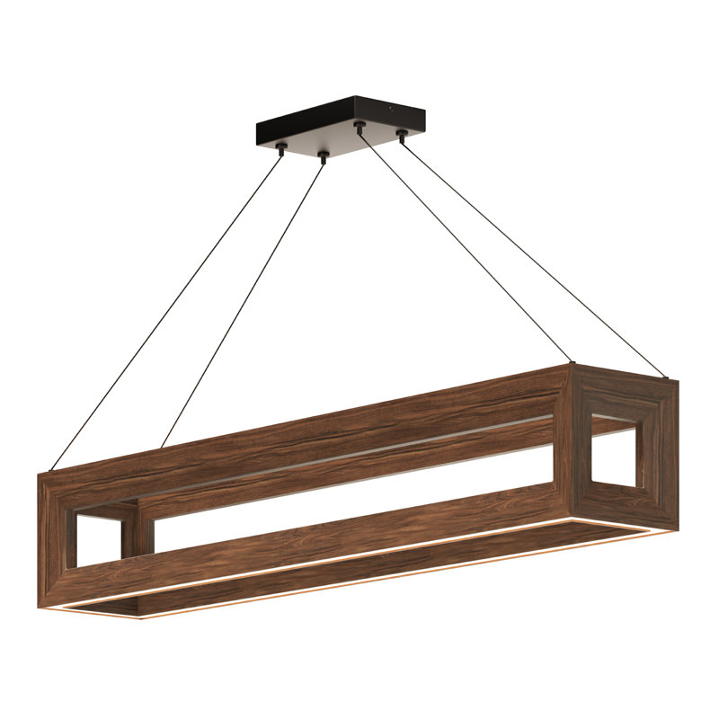 Morina 1 - Light LED Pendant, Walnut, Walnut