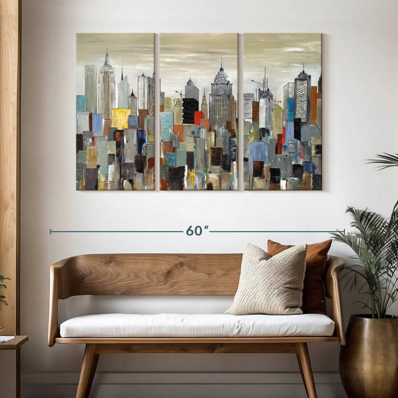 Avery New York Skyline, 32" H x 50" W