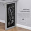 Bureau de bureau mural pliable avec tableau noir et tablette latérale pliable-133225414
