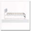Cadre de lit simple moderne pour tête et pied de lit blanc brillant-479048753-479048757