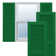 True Fit PVC Two Equal Louver Shutters