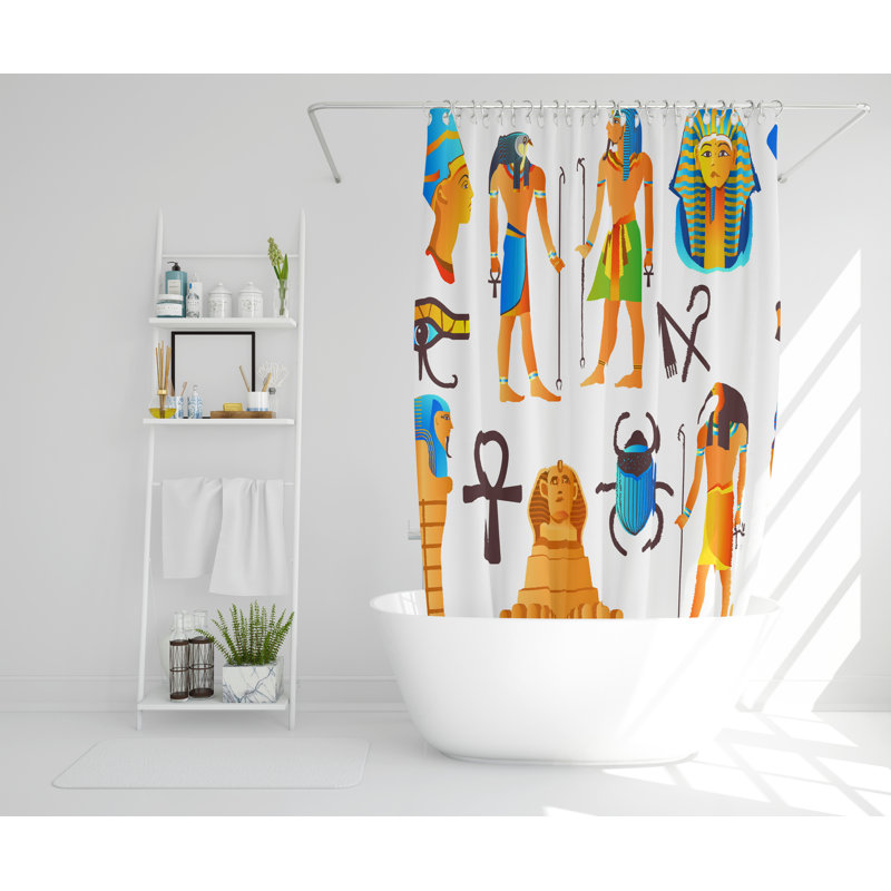 Roir Polyester Shower Curtain, 177cm H x 177cm W