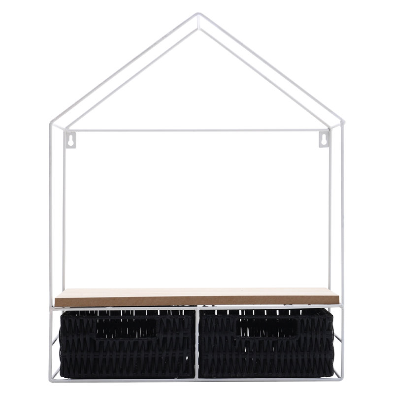 Neha Accent Shelf with Drawer, White