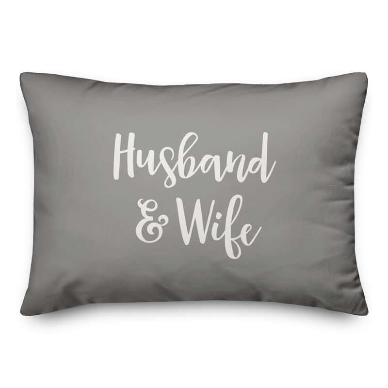  Coussin Husband & Wife, Gris