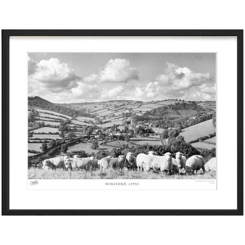 Winsford, C1955 - Single Picture Frame Print, 45cm H x 60cm W x 2.3cm D