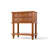 23.6'' W 2-Drawer End Table with Open Shelf, Brown