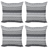 Geometric Reversible Pillow Cover