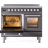 ILVE Professional Plus II Series 40 inch Induction Range with 6 Induction Elements (Glass Door)-99287695