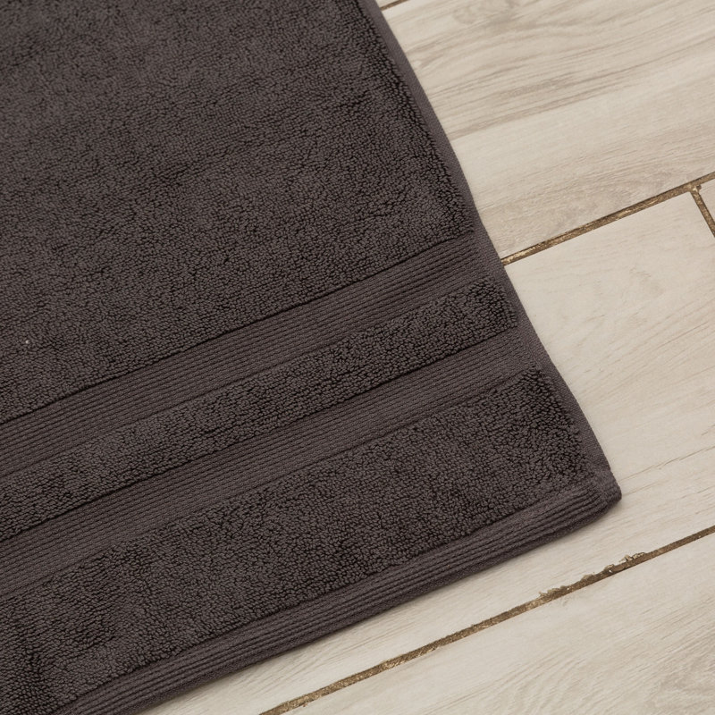 Hardcastle Cotton Bath Mat, Gray