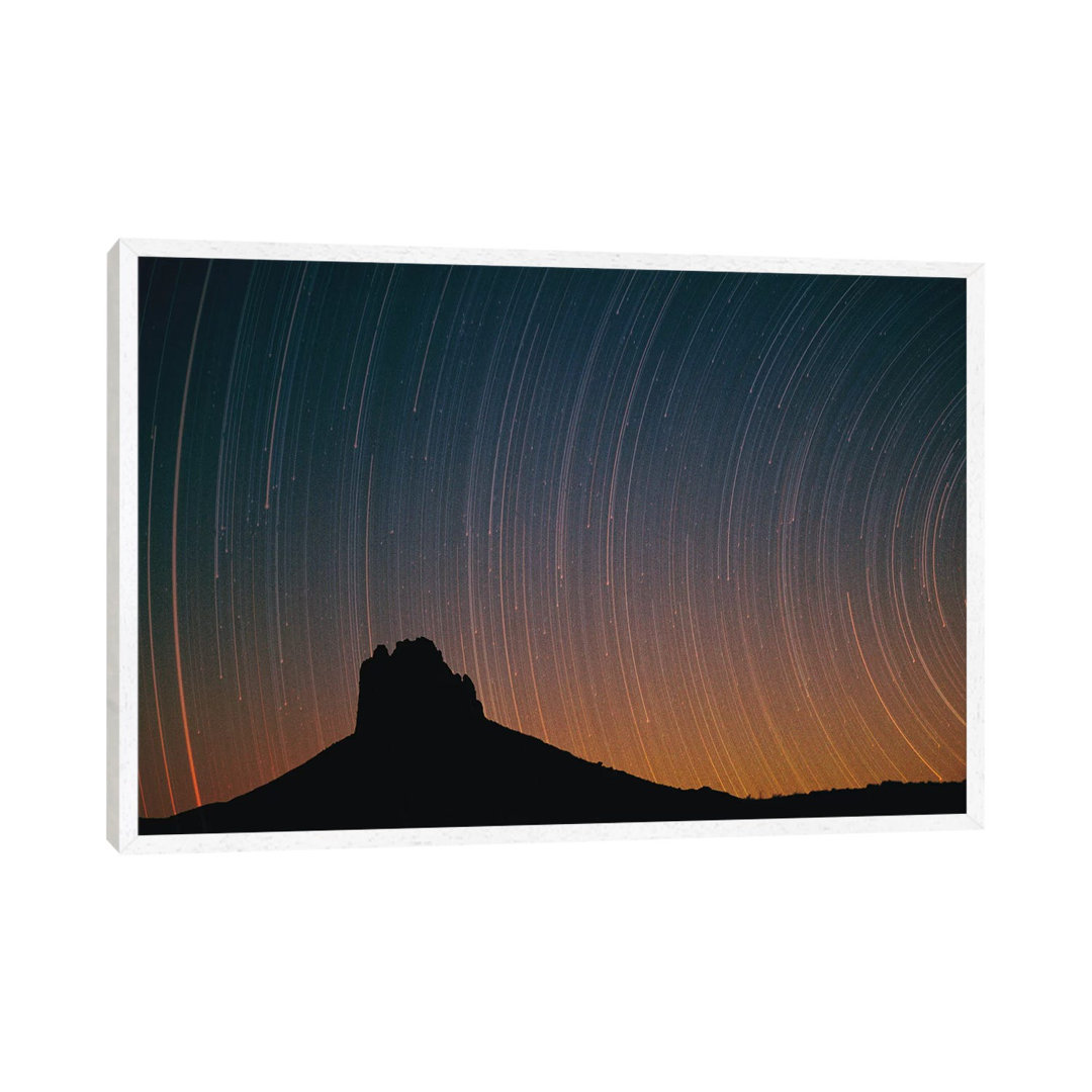 Startrails Over Shiprock In Four Corners Region, New Mexico von Tim Fitzharris - Gallery-Wrapped Canvas Giclée on Canvas