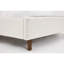 Élégant très grand lit avec tête de lit tapissier somptueuse de 54 po - structure en métal, décoration de chambre à coucher, sommier requis, styles d'assemblage facile