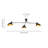 3-Light Semi Flush Mount Ceiling Light