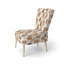 Chaise rembourrée Modern - Chaise d'appoint orange Shibui-1058081796