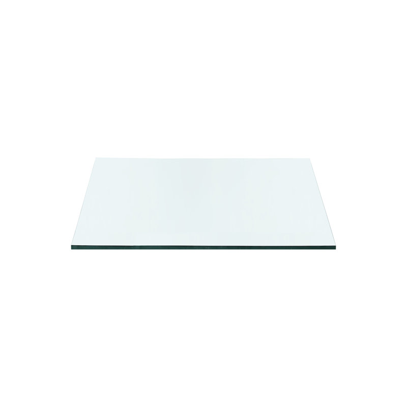 Florence 2-Drawer End Table Glass Top