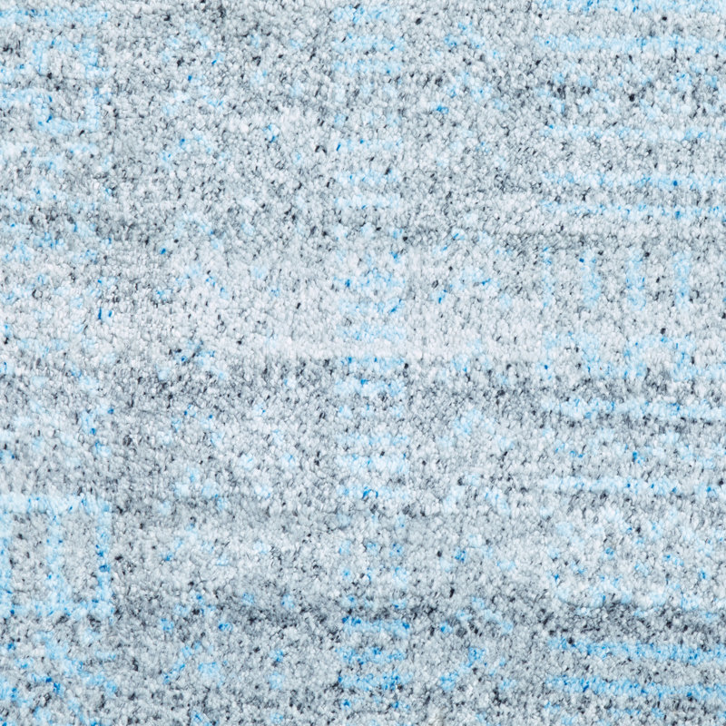 Tapis décoratif beige noué à la main Sobek Atlantis, Rectangle 9 pi x 12 pi