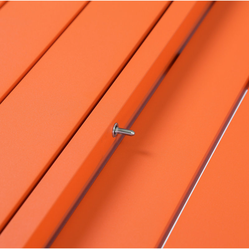 MMI Outdoor Dining Table, Orange
