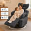 Fauteuil pivotant inclinable, chenille gris foncé, fauteuil de salon moderne-1519463222