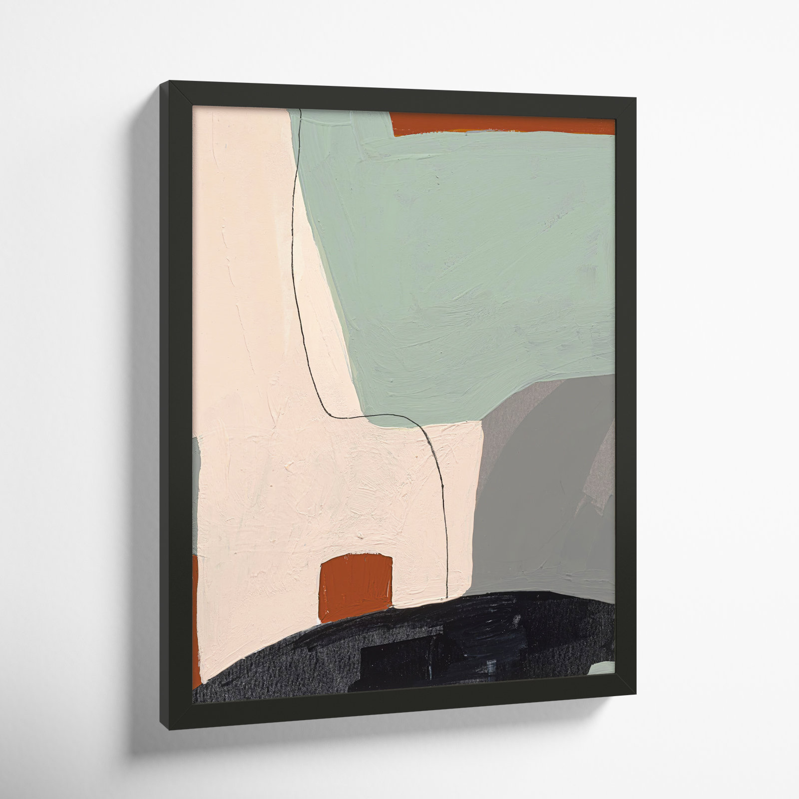 Dreamscape 3 Print by Andrea Stokes, 20" H x 16" W x 1.25" D, Black Framed