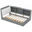 Lit plateforme en bois de pin robuste avec tablettes intégrées, tiroirs et plateau de rangement rotatif pour plus de confort et d'organisation-1487527018-1487527023