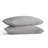 100% Egyptian Cotton Grey Sateen 2-Piece Standard Sham Pillowcase Set-114622978-117533746