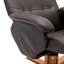Fauteuil pivotant rembourré Ietske-1870546481
