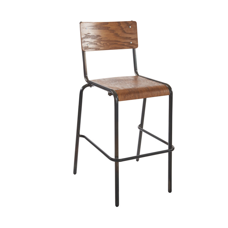 Counter Stool with Metal Frame