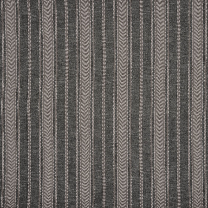 Tissu à rayures Zina, Gris anthracite