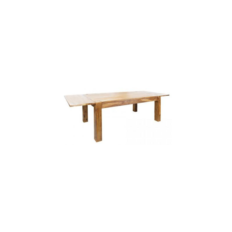 Granby Solid Wood Dining Table, 90 cm W x 160-240 cm L, Honey