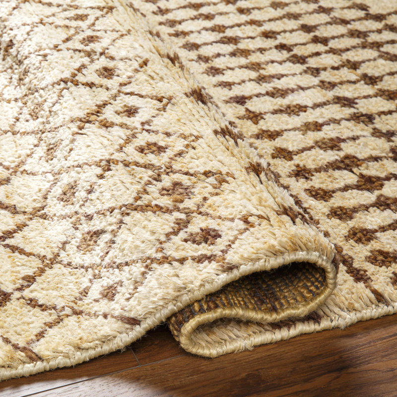 Scarborough Jute / Sisal Moroccan Area Rug, Rectangle 8'10" x 12'