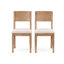 Chaise d'appoint en bois massif de Vienne