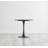 Elina White Marble Effect Melamine Round 80cm Dining Table And 2 Faux Leather Dining Chairs-224654004