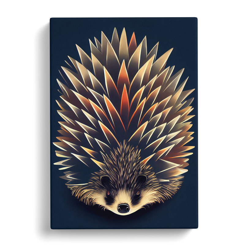 Hgehog Futuristic - Wrapped Canvas, 76cm H x 50cm W x 3cm D