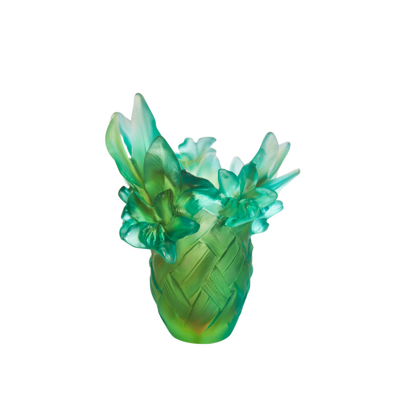 Tressage Handmade Crystal Table Vase