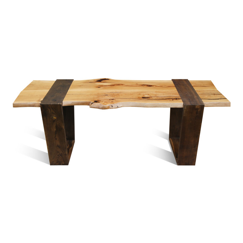 Brugge Oak Solid Wood Rectangular Dining Table for Eight