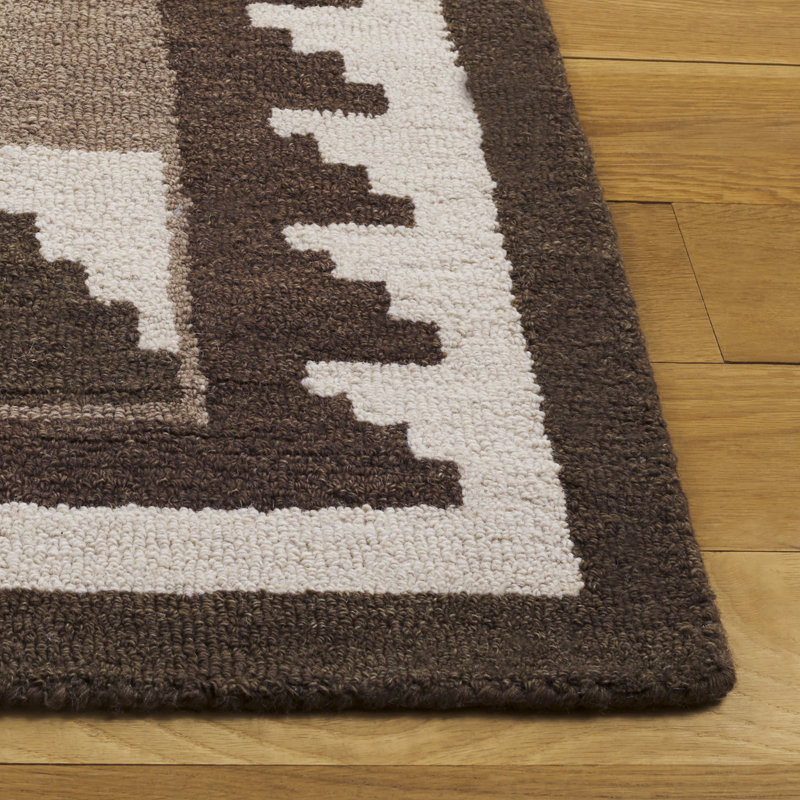 Kenya Hand Tufted Wool Abstract Indoor Rug, Rectangle 4' x 6'