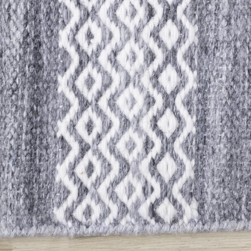 Tapis à motif géométrique Cindara, Rectangle 7 pi 10 po x 10 pi 6 po