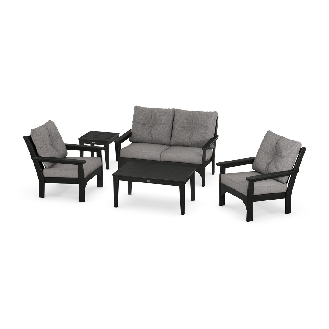 Vineyard 5-Piece Deep Seating Set POLYWOOD® Frame 